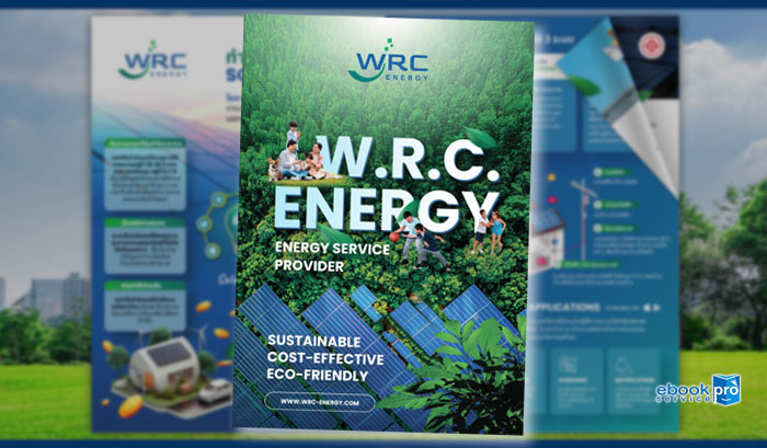 ทำอีบุ๊ก อีแคตตาล๊อก Company Profile WRC Energy Solar Cell